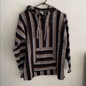 Baja Hoodie: Black, Brown, White